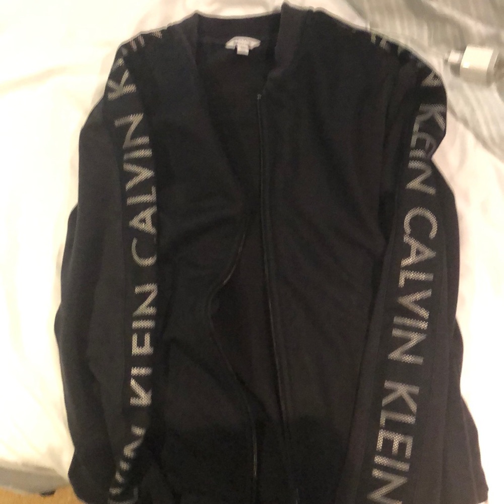 Calvin klein zip up sweater